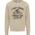 I Don't Snore Motorbike Biker Motorcycle Mens Sweatshirt Jumper Sand