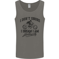 I Don't Snore Motorbike Biker Motorcycle Mens Vest Tank Top Charcoal