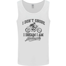 I Don't Snore Motorbike Biker Motorcycle Mens Vest Tank Top White