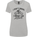 I Don't Snore Motorbike Biker Motorcycle Womens Wider Cut T-Shirt Sports Grey
