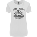I Don't Snore Motorbike Biker Motorcycle Womens Wider Cut T-Shirt White