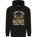 I Don't Wear Bows I Shoot Them Archery Childrens Kids Hoodie Black
