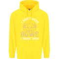 I Don't Wear Bows I Shoot Them Archery Childrens Kids Hoodie Yellow