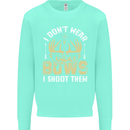 I Don't Wear Bows I Shoot Them Archery Kids Sweatshirt Jumper Peppermint