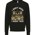 I Don't Wear Bows I Shoot Them Archery Mens Sweatshirt Jumper Black