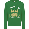 I Don't Wear Bows I Shoot Them Archery Mens Sweatshirt Jumper Irish Green