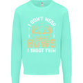 I Don't Wear Bows I Shoot Them Archery Mens Sweatshirt Jumper Peppermint