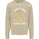 I Don't Wear Bows I Shoot Them Archery Mens Sweatshirt Jumper Sand
