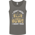 I Don't Wear Bows I Shoot Them Archery Mens Vest Tank Top Charcoal