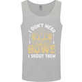 I Don't Wear Bows I Shoot Them Archery Mens Vest Tank Top Sports Grey