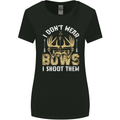 I Don't Wear Bows I Shoot Them Archery Womens Wider Cut T-Shirt Black