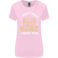 I Don't Wear Bows I Shoot Them Archery Womens Wider Cut T-Shirt Light Pink