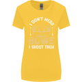 I Don't Wear Bows I Shoot Them Archery Womens Wider Cut T-Shirt Yellow