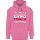 I Dont Mean to Be but I' Canoeist Canoeing Childrens Kids Hoodie Azalea