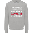 I Dont Mean to Be but I' Canoeist Canoeing Kids Sweatshirt Jumper Sports Grey