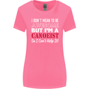 I Dont Mean to Be but I' Canoeist Canoeing Womens Wider Cut T-Shirt Azalea