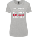 I Dont Mean to Be but I' Canoeist Canoeing Womens Wider Cut T-Shirt Sports Grey