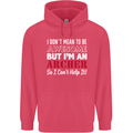 I Dont Mean to Be but Im an Archer Archery Childrens Kids Hoodie Heliconia