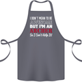 I Dont Mean to Be but Im an Archer Archery Cotton Apron 100% Organic Steel