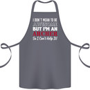 I Dont Mean to Be but Im an Archer Archery Cotton Apron 100% Organic Steel