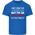 I Dont Mean to Be but Im an Archer Archery Kids T-Shirt Childrens Royal Blue
