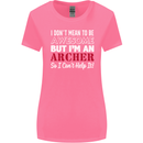 I Dont Mean to Be but Im an Archer Archery Womens Wider Cut T-Shirt Azalea