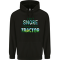 I Dont Snore I Dream Tractor Farmer Farming Childrens Kids Hoodie Black