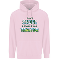 I Dont Snore I Dream Tractor Farmer Farming Childrens Kids Hoodie Light Pink