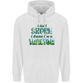 I Dont Snore I Dream Tractor Farmer Farming Childrens Kids Hoodie White