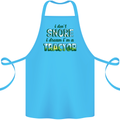 I Dont Snore I Dream Tractor Farmer Farming Cotton Apron 100% Organic Turquoise