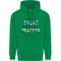 I Dont Snore I Dream Tractor Farmer Farming Mens 80% Cotton Hoodie Irish Green