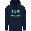 I Dont Snore I Dream Tractor Farmer Farming Mens 80% Cotton Hoodie Navy Blue