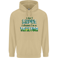 I Dont Snore I Dream Tractor Farmer Farming Mens 80% Cotton Hoodie Sand