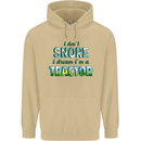I Dont Snore I Dream Tractor Farmer Farming Mens 80% Cotton Hoodie Sand