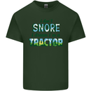 I Dont Snore I Dream Tractor Farmer Farming Mens Cotton T-Shirt Tee Top Forest Green