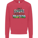 I Dont Snore I Dream Tractor Farmer Farming Mens Sweatshirt Jumper Heliconia