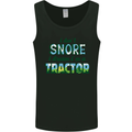 I Dont Snore I Dream Tractor Farmer Farming Mens Vest Tank Top Black