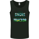 I Dont Snore I Dream Tractor Farmer Farming Mens Vest Tank Top Black