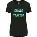I Dont Snore I Dream Tractor Farmer Farming Womens Wider Cut T-Shirt Black