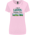 I Dont Snore I Dream Tractor Farmer Farming Womens Wider Cut T-Shirt Light Pink