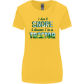 I Dont Snore I Dream Tractor Farmer Farming Womens Wider Cut T-Shirt Yellow