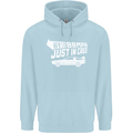 I Drive at 88mph Just in Case Funny Childrens Kids Hoodie Light Blue