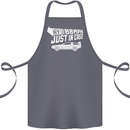 I Drive at 88mph Just in Case Funny Cotton Apron 100% Organic Steel