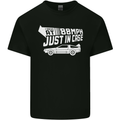 I Drive at 88mph Just in Case Funny Kids T-Shirt Childrens Black
