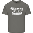 I Drive at 88mph Just in Case Funny Kids T-Shirt Childrens Charcoal