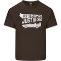 I Drive at 88mph Just in Case Funny Kids T-Shirt Childrens Chocolate
