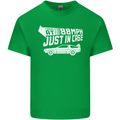 I Drive at 88mph Just in Case Funny Kids T-Shirt Childrens Irish Green
