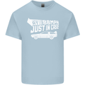 I Drive at 88mph Just in Case Funny Kids T-Shirt Childrens Light Blue