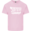 I Drive at 88mph Just in Case Funny Kids T-Shirt Childrens Light Pink