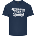 I Drive at 88mph Just in Case Funny Kids T-Shirt Childrens Navy Blue